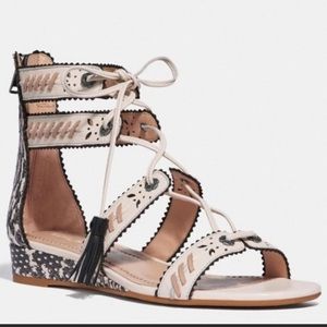 Coach DEMI WEDGE
SANDAL leather